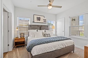 Bedroom with Plush Carpeting